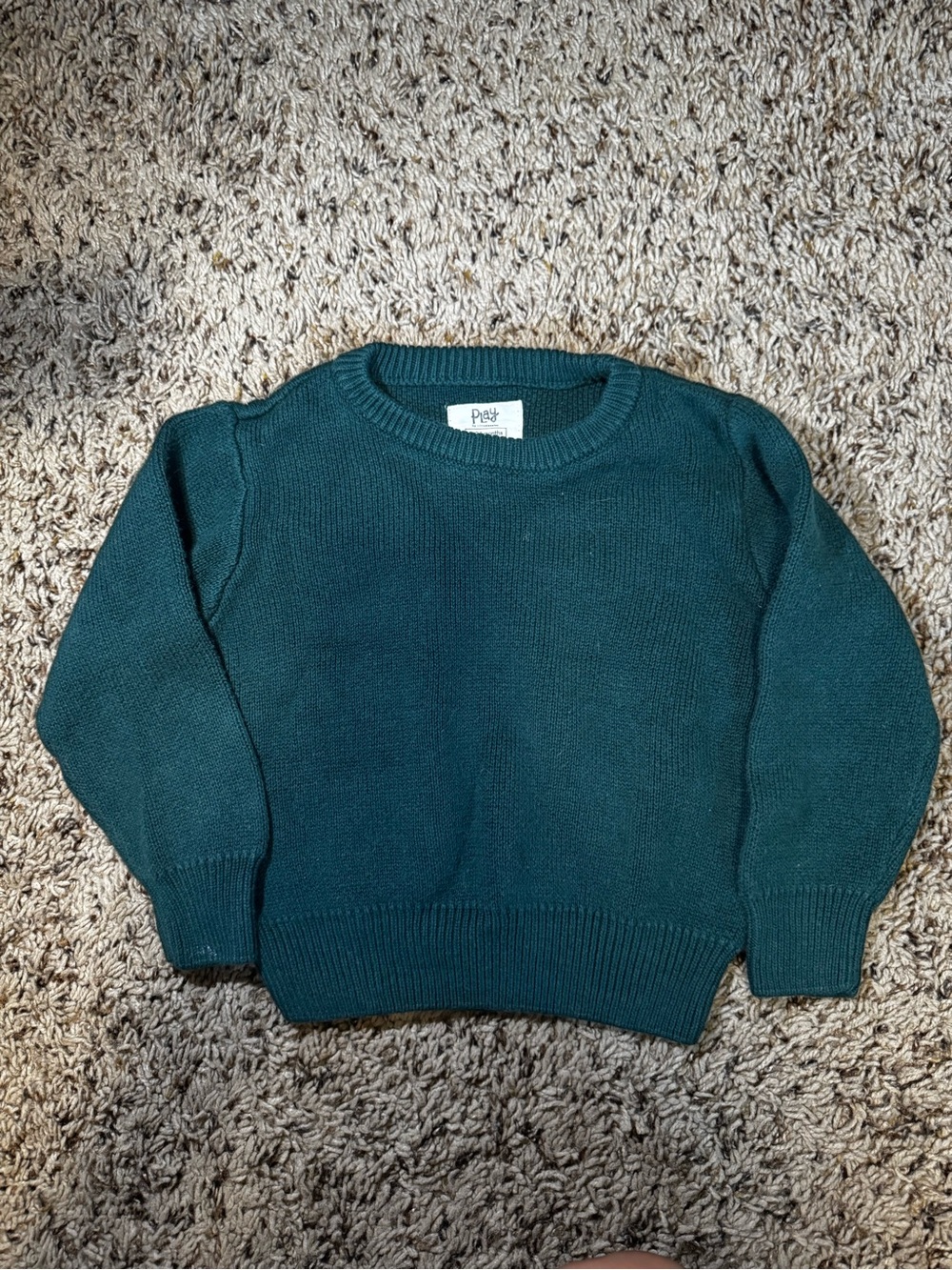 Little Sleepies Emerald Knit Sweater